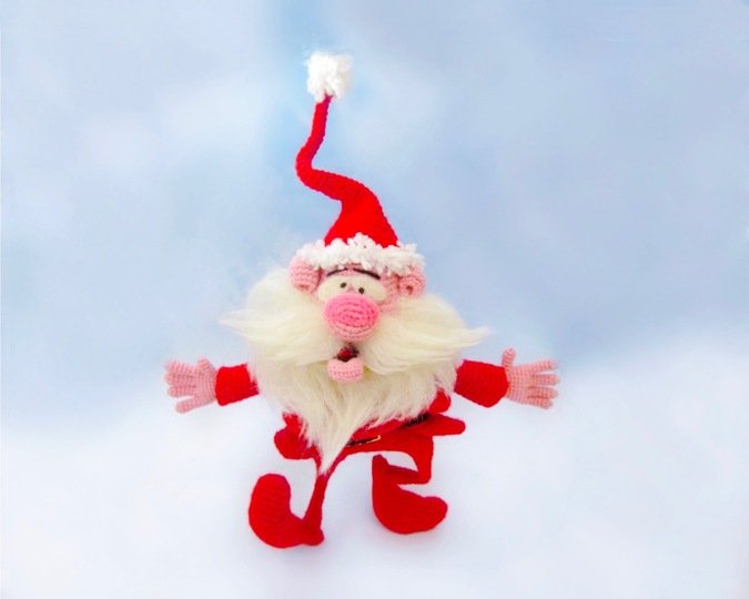S03DE Häkelanleitung Paket "Santa und Rentiere" - Amigurumi PDF Bakaeva CP