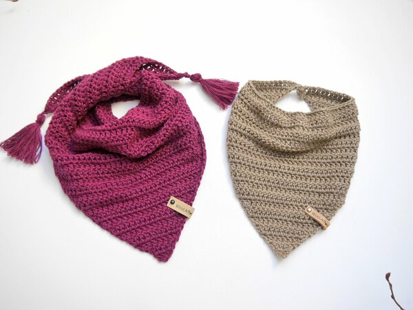 Crochet Pattern – Asterisk Set – Cap & Scarf – no.210E