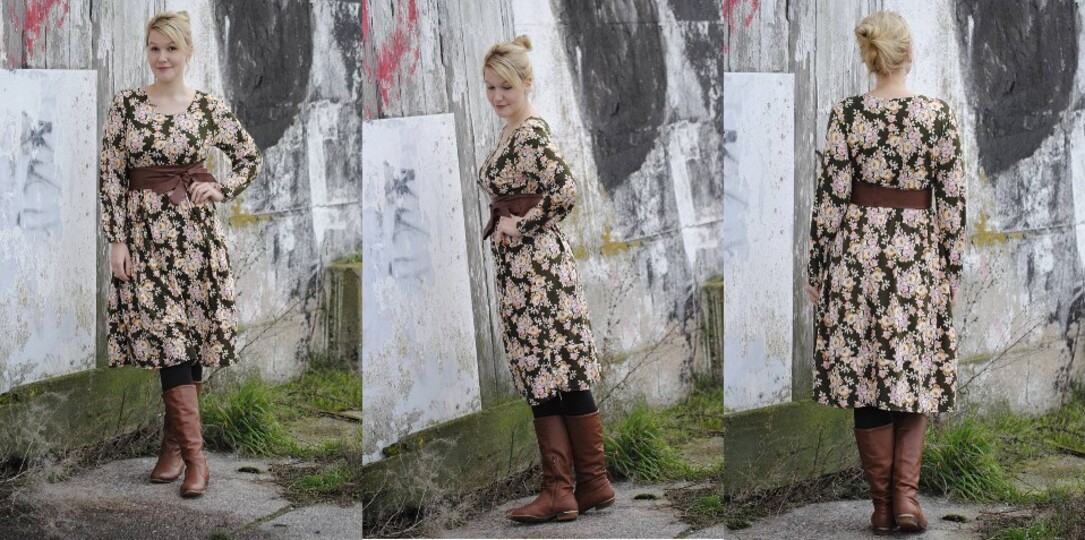 Ebook Schnittmuster und Nähanleitung Kleid Damen Große Maje Gr. 32 - 48