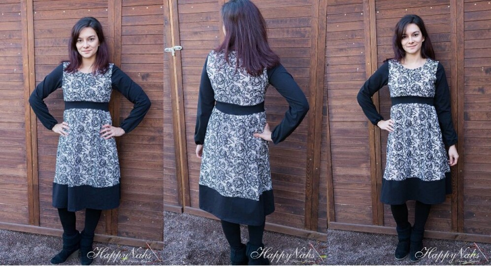 Ebook Schnittmuster und Nähanleitung Kleid Damen Große Maje Gr. 32 - 48