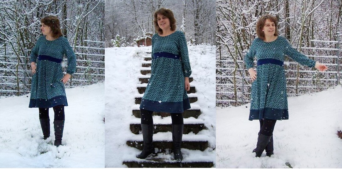 Ebook Schnittmuster und Nähanleitung Kleid Damen Große Maje Gr. 32 - 48