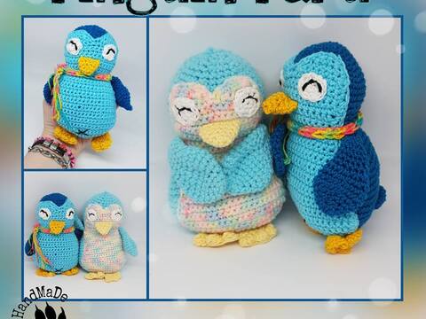 Pinguin Paru 2 in 1 Wärmekissen oder Amigurumi