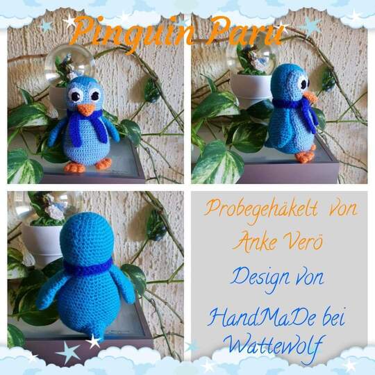 Pinguin Paru 2 in 1 Wärmekissen oder Amigurumi