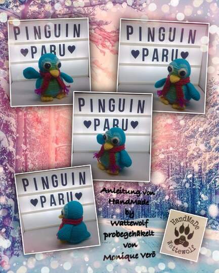Pinguin Paru 2 in 1 Wärmekissen oder Amigurumi