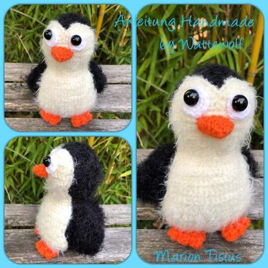 Pinguin Paru 2 in 1 Wärmekissen oder Amigurumi