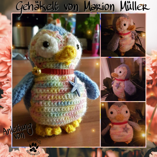 Pinguin Paru 2 in 1 Wärmekissen oder Amigurumi