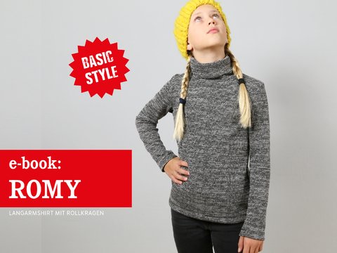 ROMY • Langarmshirt mit Rollkragen