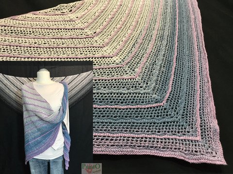 Häkelanleitung Dreiecktuch „Heureka“, leicht