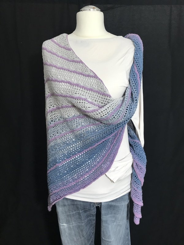 Häkelanleitung Dreiecktuch „Heureka“, leicht - Bild 6