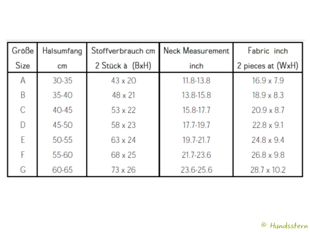 DANDY Basic: Wende-Hunde-Halstuch Nähanleitung+Schnitt - Bild 17