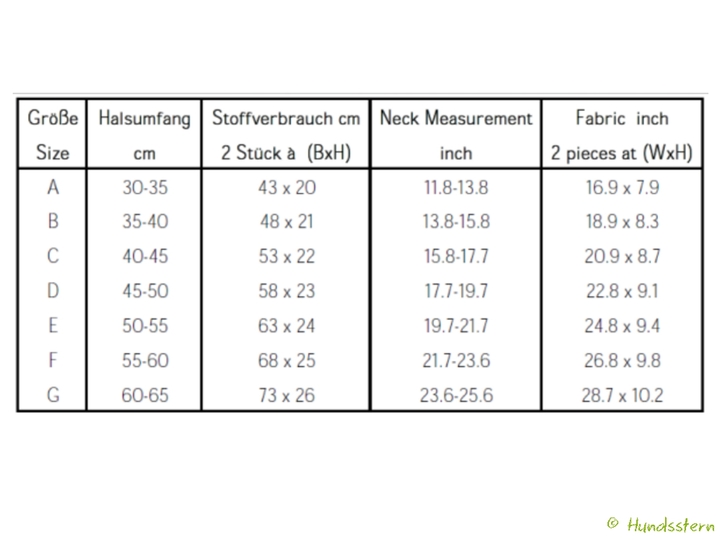 DANDY Basic: Reversible Dog Bandana Sewing Pattern