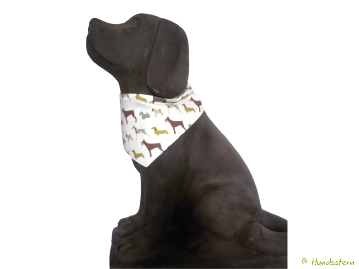 DANDY Basic: Wende-Hunde-Halstuch Nähanleitung+Schnitt