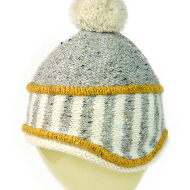Hat DANTE, knitting pattern in 6 sizes (kids, women, men)
