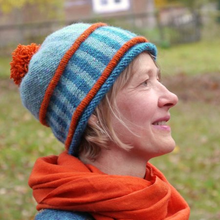 Hat DANTE, knitting pattern in 6 sizes (kids, women, men)