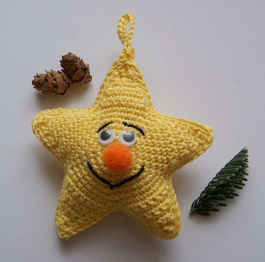 Geschenkanhänger / Christbaumschmuck Sterne HAPPY CHRISTMAS