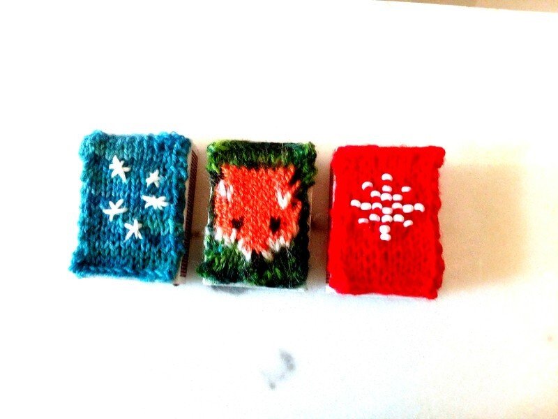 Adventskalender aus Streichholzschachteln