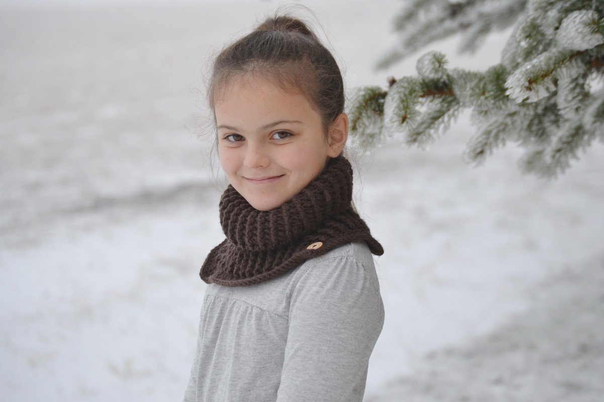 - COZY - Schalkragen jede Größe aus jedem Garn häkeln, Schlauchschal zum Überziehen ab Kleinkinder bis Erwachsene unisex - Bild 4