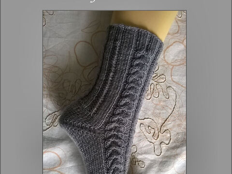 Sockenmuster "Eisberge" - PDF - Gr.: 32-47