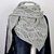 Knitting Pattern PDF Triangle Shawl with Cable Pattern – Cables over Cables