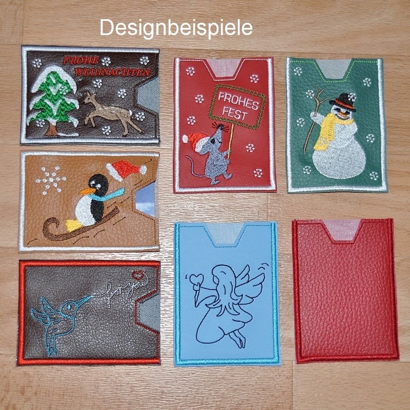 ITH Stickdateien Geschenkkarten Weihnacht für den 10x10 Rahmen - Bild 2