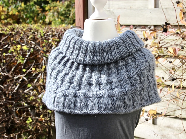 Schulterwärmer „Malin“, Strickanleitung auch für Anfänger, Größe S – XXL