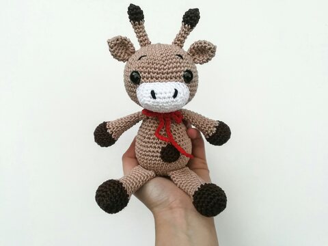 Häkelanleitung Giraffe Gabriella, Amigurumi, Giraffe häkeln