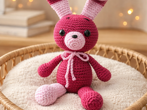 Crochet Pattern Hanna the Rabbit, Amigurumi, crochet Rabbit