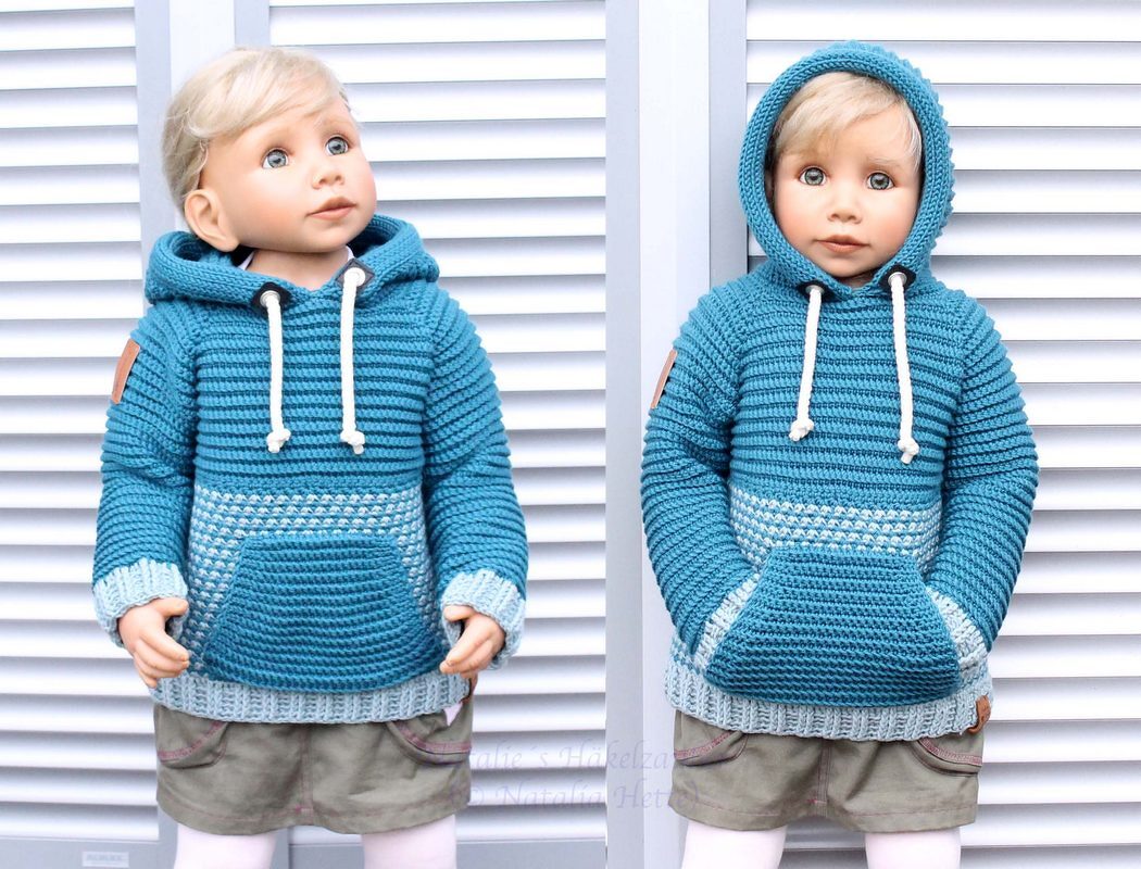 Hoodie "Casual" für Erw./Kinder, Gr. 92 bis XXL (Raglan)