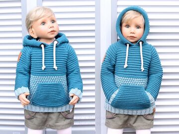 Hoodie "Casual" for adults/children (raglan), sizes 2 y. - XXL