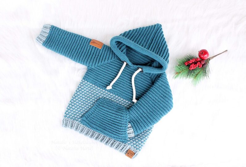 Hoodie "Casual" for adults/children (raglan), sizes 2 y. - XXL