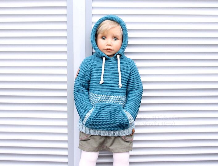 Hoodie "Casual" for adults/children (raglan), sizes 2 y. - XXL