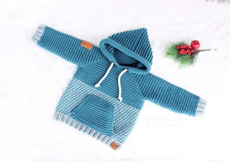 Hoodie "Casual" for adults/children (raglan), sizes 2 y. - XXL