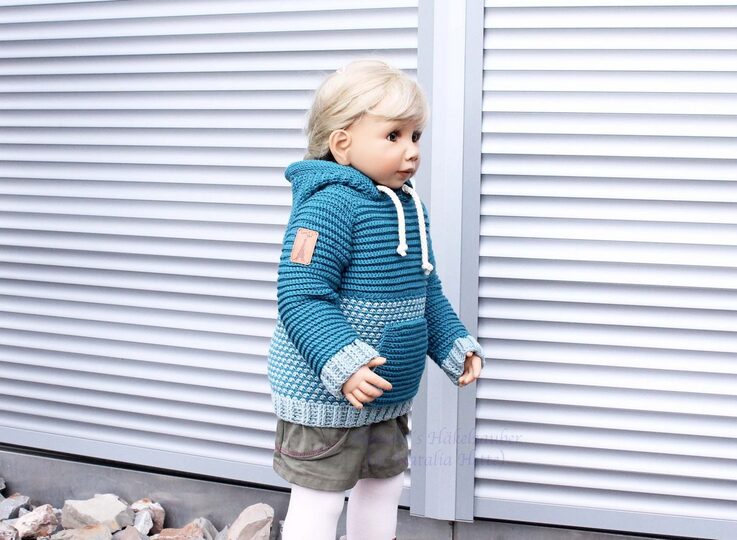 Hoodie "Casual" for adults/children (raglan), sizes 2 y. - XXL