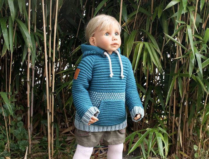 Hoodie "Casual" for adults/children (raglan), sizes 2 y. - XXL