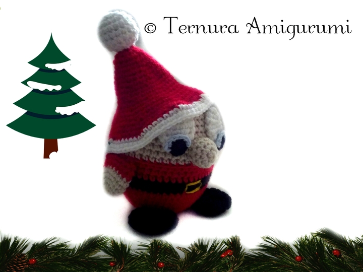 Häkelanleitung Weihnachtsmann Gnome PDF english- deutsch- dutch ternura amigurumi