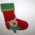 xmas stocking reindeer crochet pattern in english