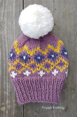 Nordic toque // knit beanie // knitting pattern // fair isle pattern // Mountain Toque // Christmas Toque