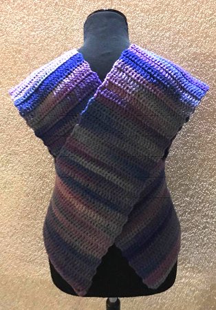Easy Crochet Vest "X"