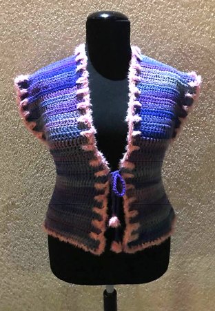 Easy Crochet Vest "X"