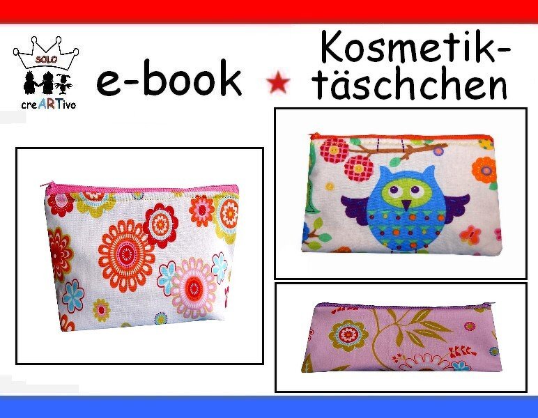 Nähanleitung ☆ Kosmetiktäschchen