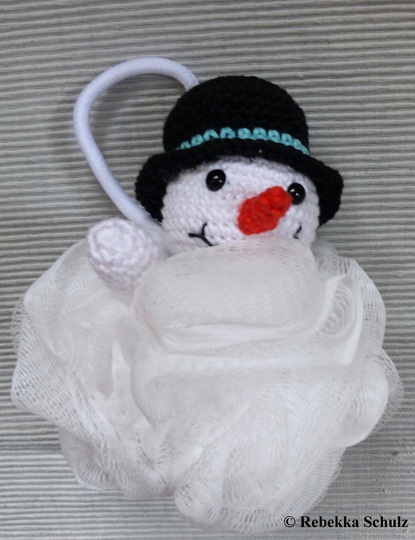 Sven, der Schneemann - ein Badeschwamm !Last-Minute-Geschenk!