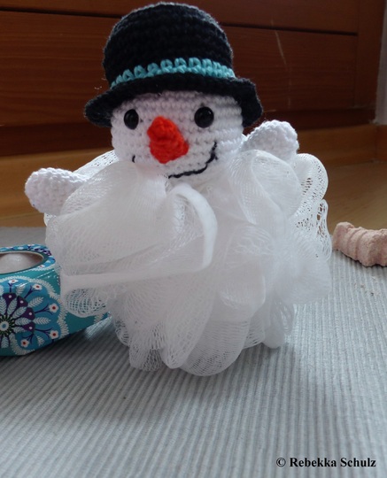 Sven, der Schneemann - ein Badeschwamm !Last-Minute-Geschenk!