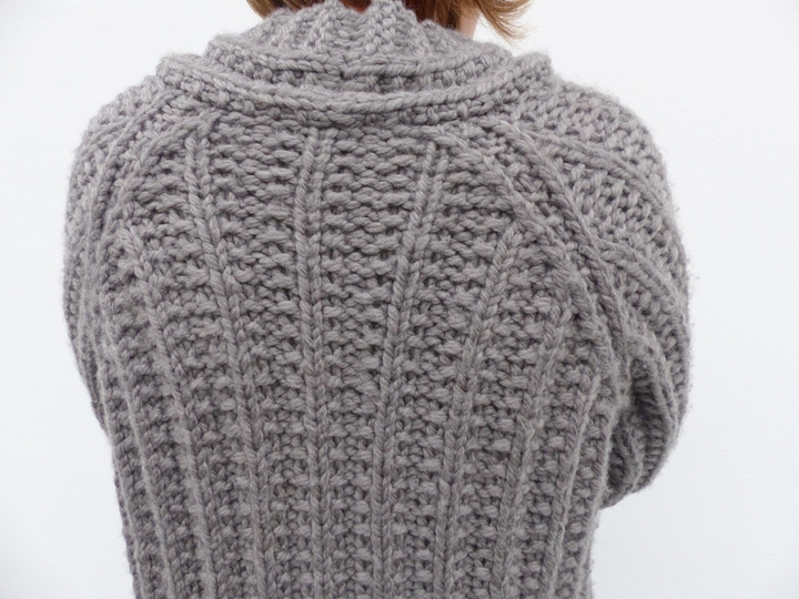 Strickanleitung, Grobe-Jacke