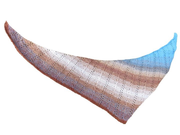 Zopfmuster-Häkeltuch "Mundi"