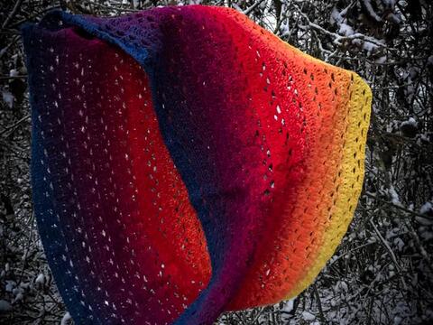 Rainbow-Loop 2018 gehäkelt