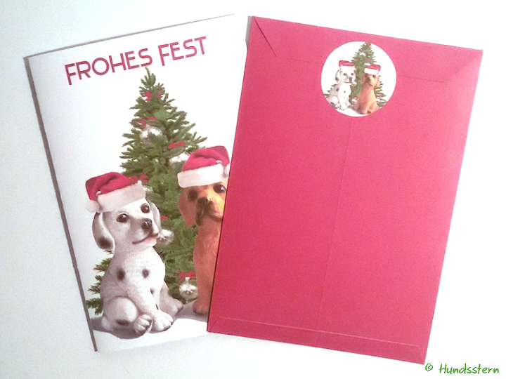 Christmas Card Dogs 9 Designs template+instructions