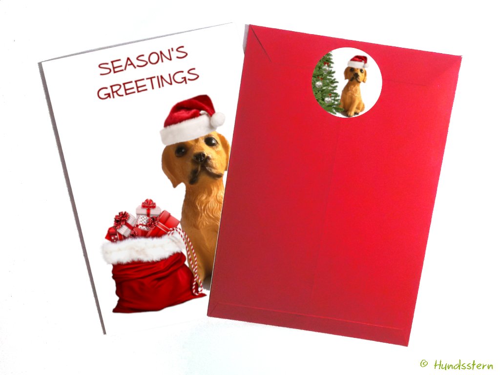 Christmas Card Dogs 9 Designs template+instructions - Image 3