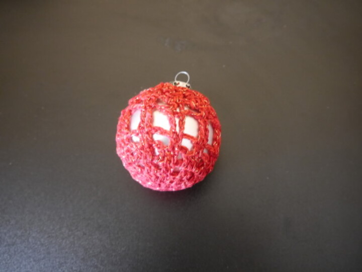 Häkelanleitung für Weihnachtskugel Kyu