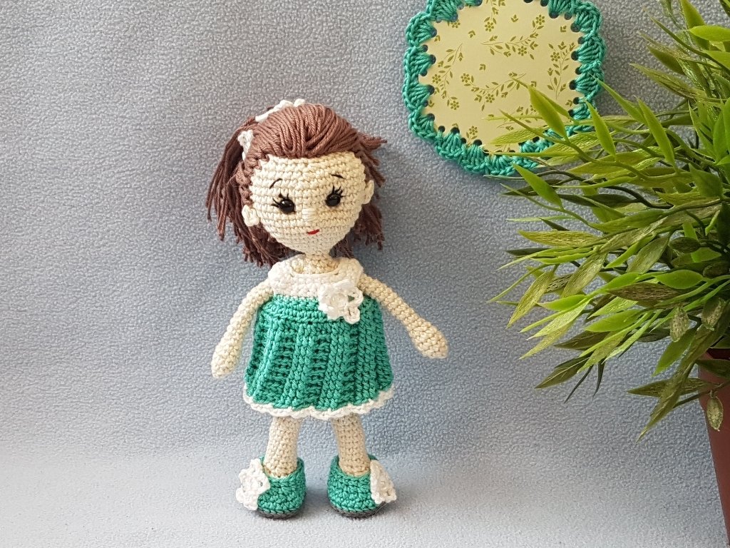 Häkelanleitung, Minipüppchen Paulina - Bild 3