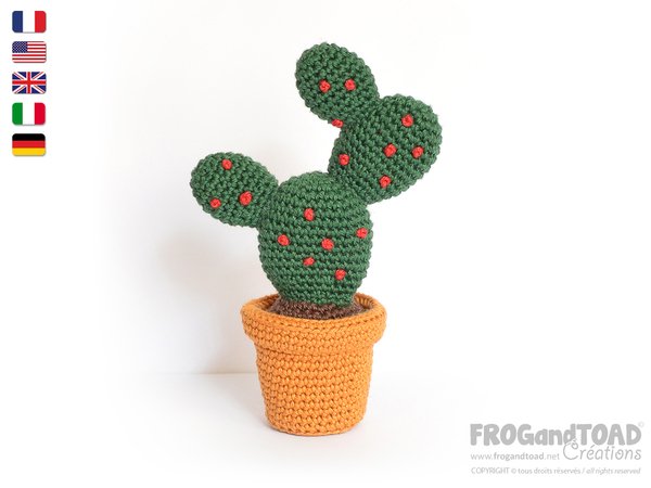 Pattern Prickly Pear Cactus Amigurumi